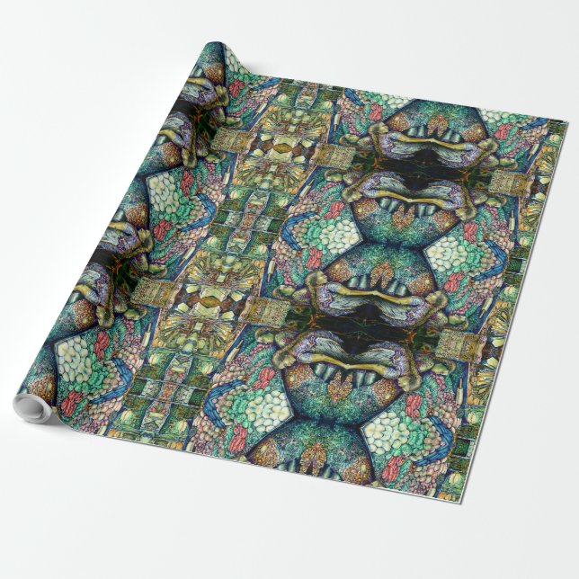 Papel De Presente Enceladus (Desenrolado)