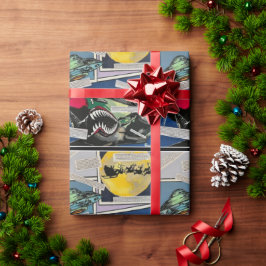 Papel De Presente 'Encontros de Natal' Pintura em um