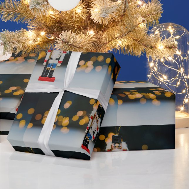 Papel De Presente Enfeite de natal noz quebradora clássico do Slippe (Feriados)