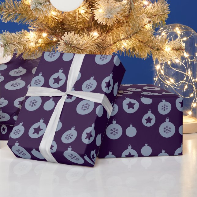 Papel De Presente Enfeites de Natal (Feriados)