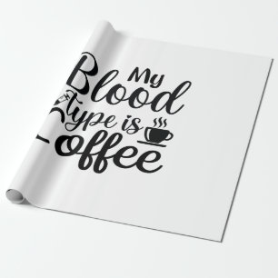 Papel De Presente Enfermeira Dar Meu Tipo De Sangue É Café