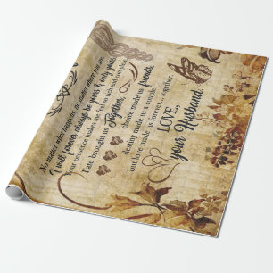 Papel De Presente Enfermeira Esposa Presente Carta À Minha Bela Es