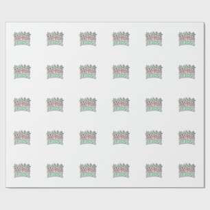 Papel De Presente Enfermeira Med Cirúrgica Desenho Vetorial Floral V