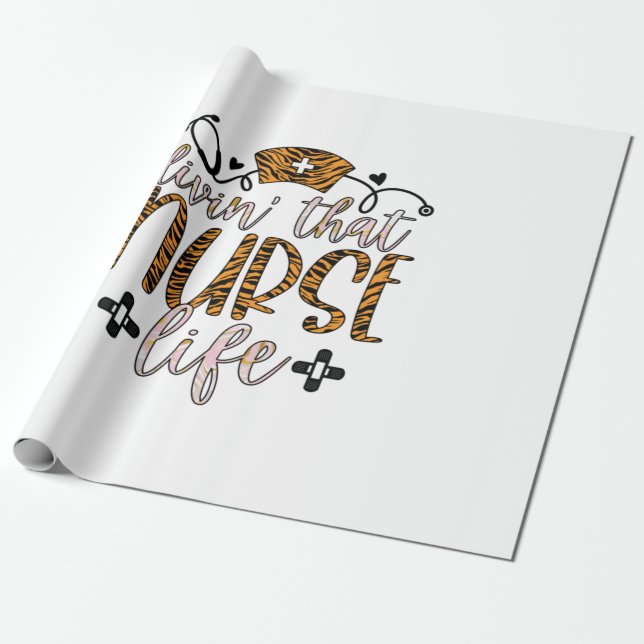 Papel De Presente Enfermeira Presente | Vivendo Aquela Vida de Enfer (Desenrolado)