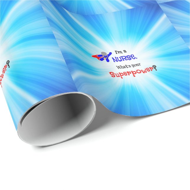 Papel De Presente Enfermeira super-herói, Humor (Ponta do rolo)