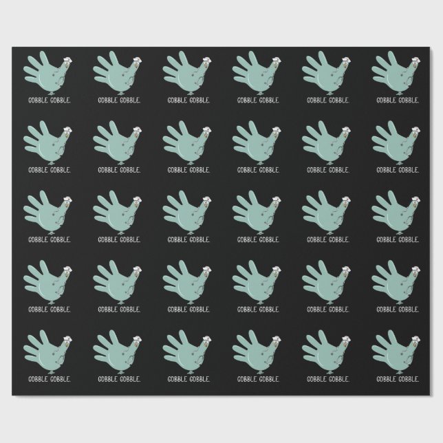 Papel De Presente Enfermeira Turquia Gobble Squad ER Enfermeira Ação (Aberto)