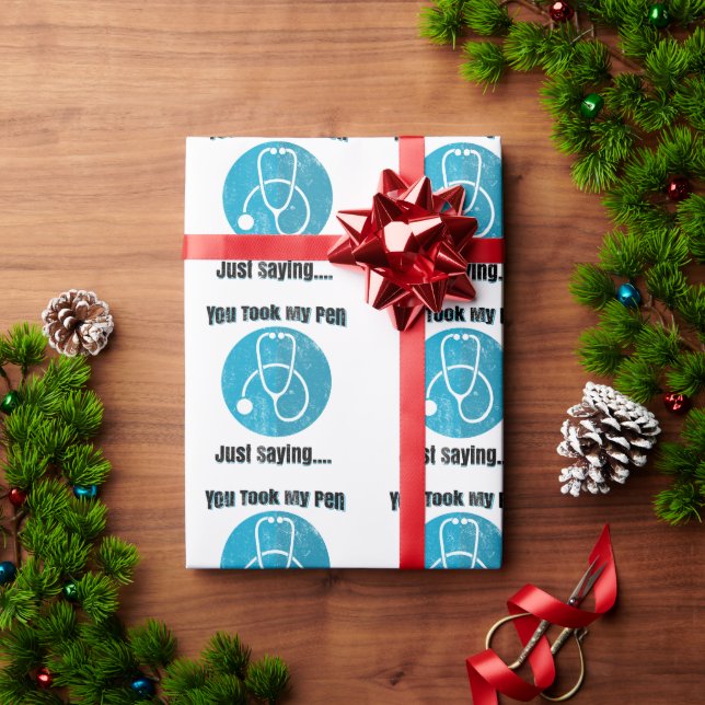 Papel De Presente Enfermeiro (Presente de Natal)