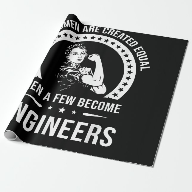 Papel De Presente Engenheiro Engraçado Para Todas As Mulheres É Cria (Desenrolado)