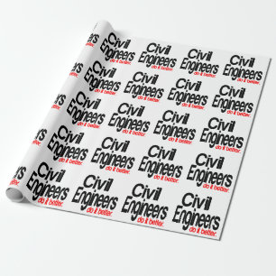Papel De Presente Engenheiros Civis Fazem Melhor