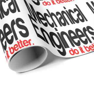 Papel De Presente Engenheiros Mecânicos Fazem Melhor