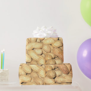 Papel De Presente Engraçado, Amendoins, Personalizado