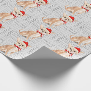 Papel De Presente Engraçado Cachorro Lover Chihuahua Natal