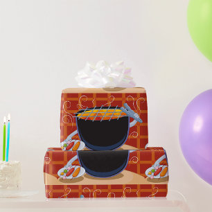 Papel De Presente Engraçado CHURRASCO de desenho animado com canções