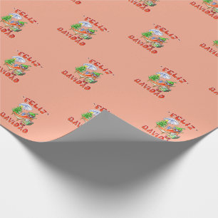 Papel De Presente Engraçado Feliz Navidad, Feliz Natal Feliz Chili
