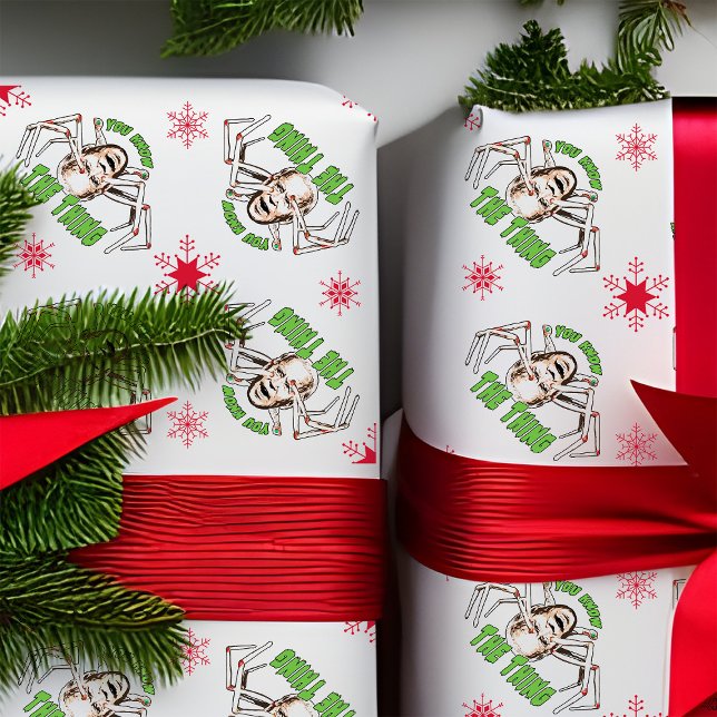 Papel De Presente Engraçado Joe Biden Você Conhece o Humor Político (Criador carregado)