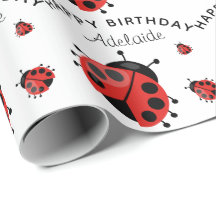 Engraçado Moderno Vermelho Ladybug Personalizado