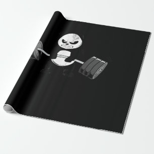 Papel De Presente Engraçado Panda Trabalhando Kitten Gym Poder de D