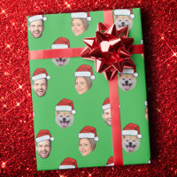 Engraçado Rosto de Papai Noel, Personalizado Rosto