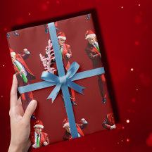 Engraçado Trump Dance Papai Noel Natal