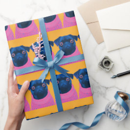 Papel De Presente Engraçados Engraçados Laranja e Rosa