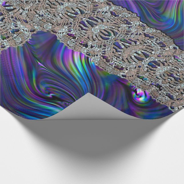 Papel De Presente Enrole-me um Bonito padrão elegante de presente (Ponta)