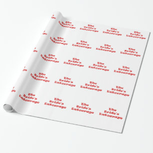 Papel De Presente Entourada das noivas