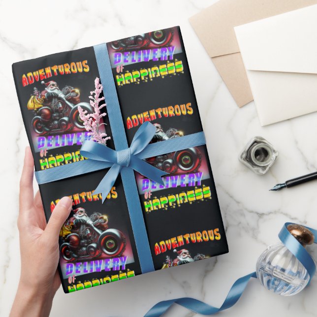 Papel De Presente Entrega Aventurada Da Felicidade (Presentear)