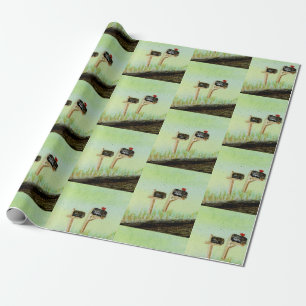 Papel De Presente Entrega Gratuita Rural