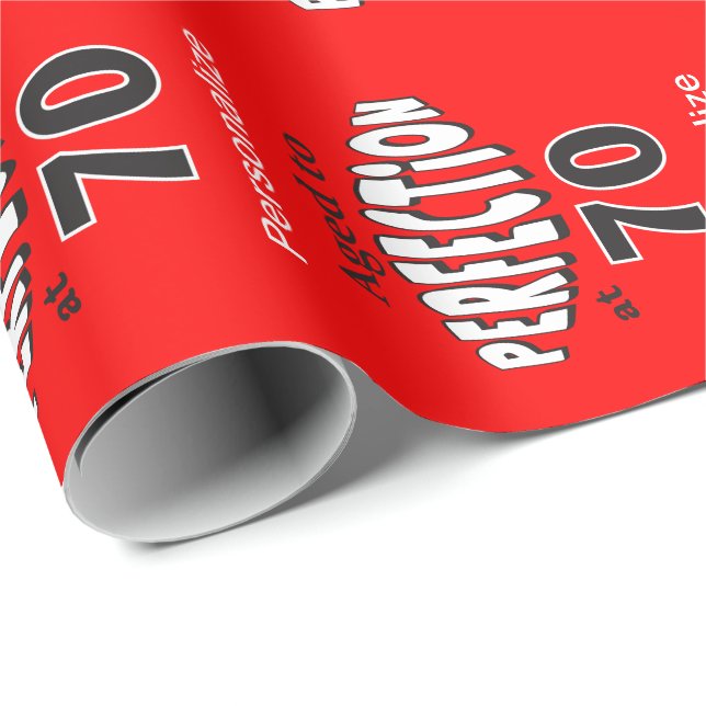 Papel De Presente Envelhecido à perfeição em 70 (Ponta do rolo)