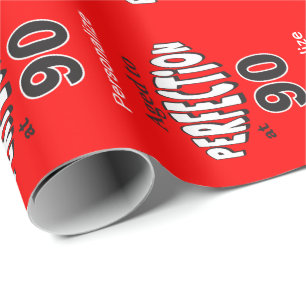 Papel De Presente Envelhecido à perfeição no aniversário 90