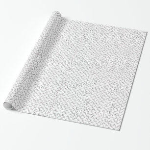 Papel De Presente Envoltório Bitty do comitê do gatinho do Itty do