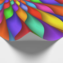 Envoltório espiral psicadélico vívido brilhante