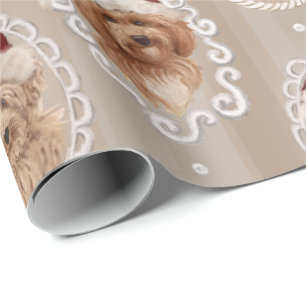 Papel De Presente envolvimento de Labradoodle do cão dos