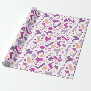 Papel De Presente Equestre Equestrian Horseback A Caminhar, Consider