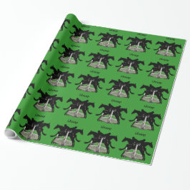 Papel De Presente Equestrian do iJump do divertimento