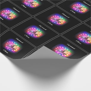 Papel De Presente Equilíbrio de ginástica feminina - Feixe persona