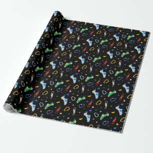 Papel De Presente Equipamento de escalada - Escuro