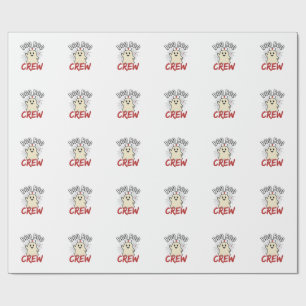 Papel De Presente Equipe Boo Boo Enfermeira de Halloween Fantasma De
