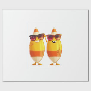 Papel De Presente Equipe do Candy Corn