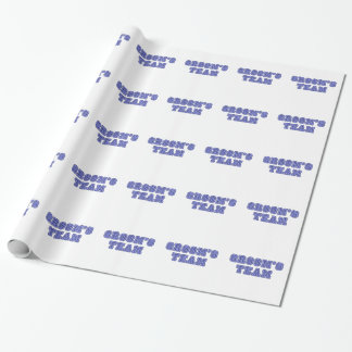 Papel De Presente Equipe do Groom
