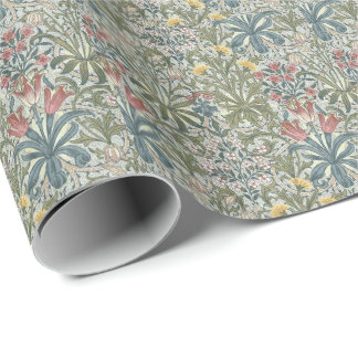 Papel De Presente Ervas Daninhas da Floresta de William Morris
