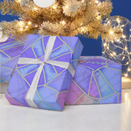 Papel De Presente Esboço de Giz Mandala Brilhante