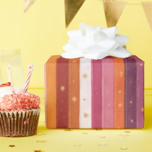 Papel De Presente Escadas Sazonais