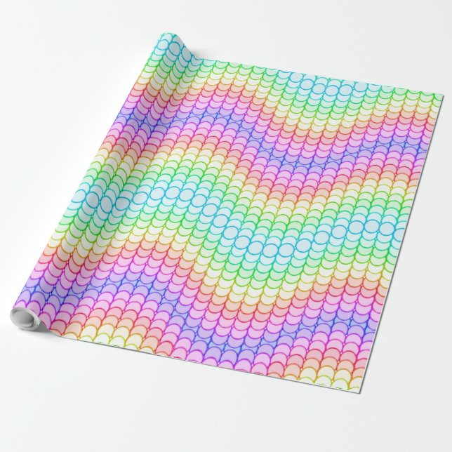 Papel De Presente Escalas de Dragões (Desenrolado)