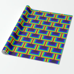 Papel De Presente Escalas quadradas de espectro solar
