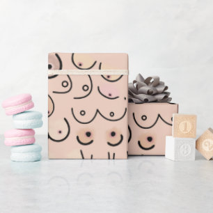 Papel De Presente Escândi neutro moderno