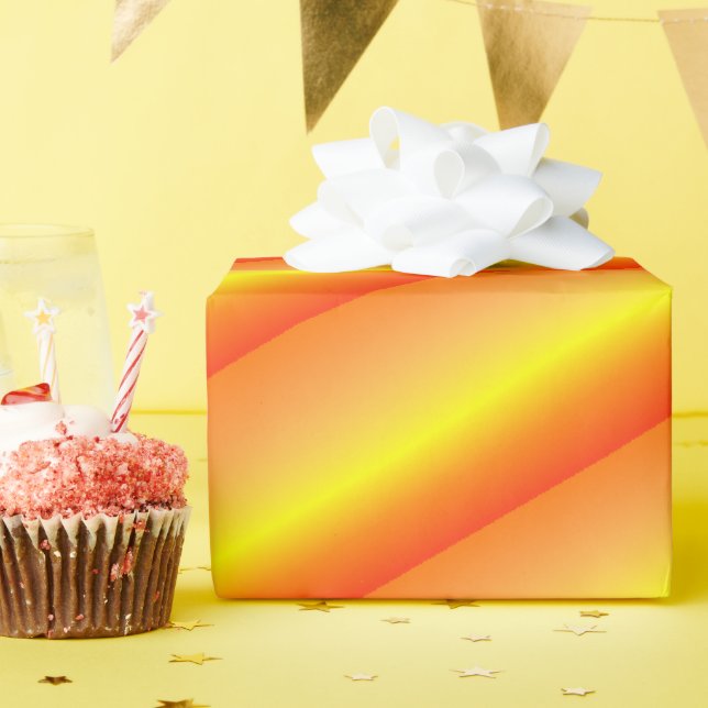 Papel De Presente Escolha sua própria cor no gradiente (Festa de aniversário)