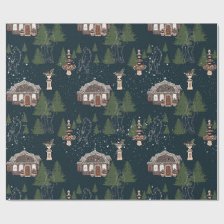 Papel De Presente Escolha uma árvore de Natal