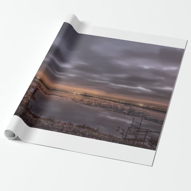Papel De Presente Escova antes do amanhecer (Desenrolado)