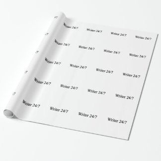 Papel De Presente Escritor 24/7